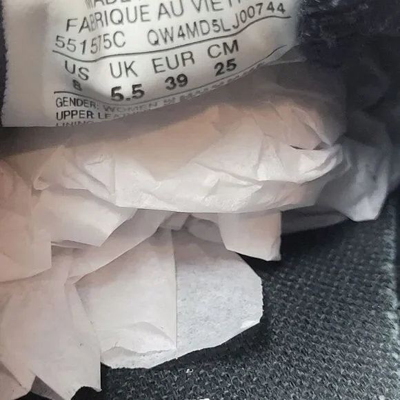 Converse C T All Star High Line Shroud Ox Women's Sneaker Size 8 Black Leather - Picture 9 of 10